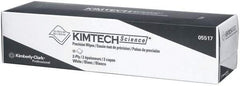 Kimtech - Dry Clean Room/Lab/Critical Task Wipes - Pop-Up, 16-5/8" x 14-3/4" Sheet Size, White - Benchmark Tooling