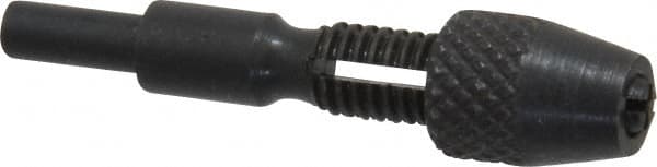 Interstate - 4" Long, Hand Drill with Swivel Head Pin Vise - 4" Long, 0.125" Min Capacity - Benchmark Tooling