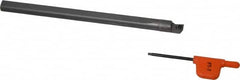 Kennametal - 0.415" Min Bore Diam, 6" OAL, 3/8" Shank Diam, GCBIW Indexable Boring Bar - 3-3/4" Max Bore Depth, WP.. Insert, Screw Holding Method - Benchmark Tooling