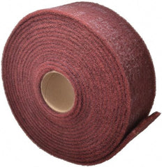 3M - 30' Long x 4" Wide Nonwoven Roll - Very Fine Grade, Purple, Aluminum Oxide - Benchmark Tooling