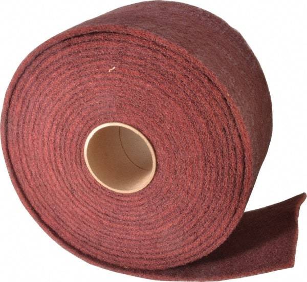 3M - 30' Long x 6" Wide Nonwoven Roll - Very Fine Grade, Purple, Aluminum Oxide - Benchmark Tooling