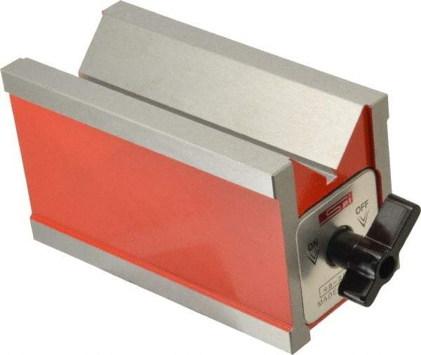 SPI - 38mm Max Capacity, 90° Angle, V-Block - 5" Long x 2-3/8" Wide x 2-7/8" High, Sold as Individual - Benchmark Tooling