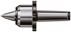 Rohm - MT6 Taper Shank, 4.61" Head Diam Live Center - 4,800 Max RPM, 4.1" Head Length, 2.28" Point Diam, 3.032" Point Len, 6,600 Lb Max Workpc, 14.27" OAL, Long Point - Benchmark Tooling