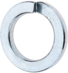 Value Collection - M22, 22.5mm ID, 35.9mm OD, 4mm Thick Split Lock Washer - Grade 8 Spring Steel, Zinc-Plated Finish, 22.5mm Min ID, 23.5mm Max ID - Benchmark Tooling