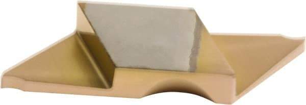 Sumitomo - CTL121005 AC530U Grade, 0.0394" Cutting Width, Carbide Cutoff Insert - 0° Neutral Lead Angle, 0.002" Cnr Rad, TiAlN/AlCrN Coated, Double End - Benchmark Tooling