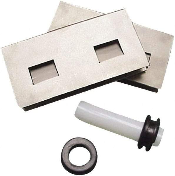 Justrite - 0.17' Long x 0.33' Wide x 1" High, Spill Containment Accumulation Drain Kit - Compatible with Justrite Pallets & Accumulations Centers - Benchmark Tooling