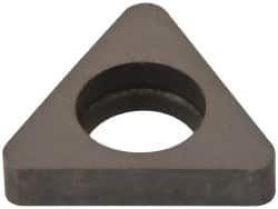 Made in USA - 3/8" Inscribed Circle, Triangle Shim for Indexables - Carbide, 1/8" Thick, ITSN Shim Style, Negative Rake - Benchmark Tooling