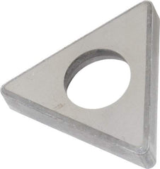 Made in USA - 5/8" Inscribed Circle, Triangle Shim for Indexables - Carbide, 3/16" Thick, ITSN Shim Style, Negative Rake - Benchmark Tooling