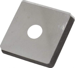 Made in USA - 3/4" Inscribed Circle, Square Shim for Indexables - Carbide, 1/8" Thick, PSQ Shim Style, Positive Rake - Benchmark Tooling
