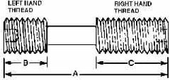 Made in USA - Hex Socket Differential Screw for Indexables - 3/8-24 Thread, Industry Std XNS-610, For Use with Clamps - Benchmark Tooling