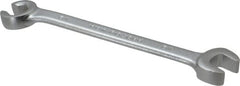 Proto - 1/2 x 1/2", Satin Finish, Combination Flare Nut Wrench - 6 Points, 6-7/16" OAL, Steel, Double End Head - Benchmark Tooling