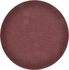 3M - 12" Very Fine Grade Aluminum Oxide Deburring Disc - 1-1/4" Center Hole, Arbor Connection, Maroon, 1,900 Max RPM - Benchmark Tooling