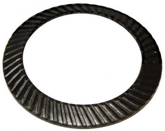 Gardner Spring - 1-1/16" ID, Steel, Belleville Disc Spring - 1-1/2" OD, 0.11" High, 0.079" Thick - Benchmark Tooling