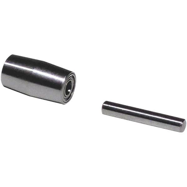 Dynabrade - 5/8" Diam x 5/8" Wide Contact Wheel - Crowned, Steel Face - Benchmark Tooling