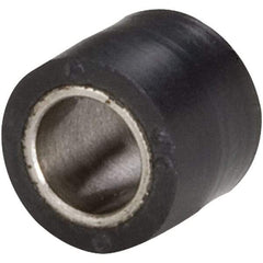Dynabrade - 3/8" Diam x 3/8" Wide Contact Wheel - Crowned, 70 Duro Rubber Face - Benchmark Tooling