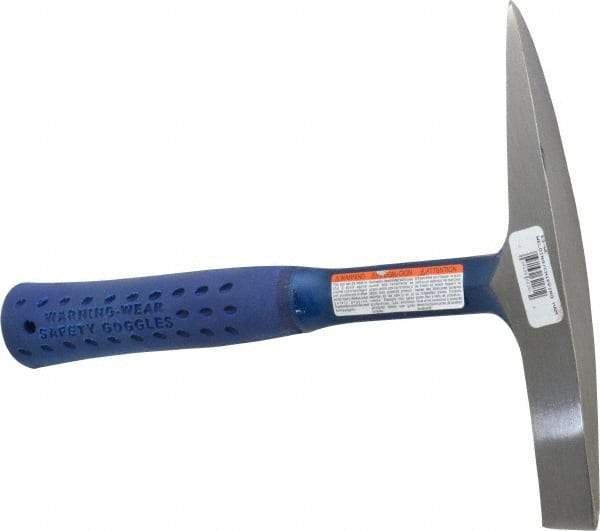 Estwing - 7/8 Lb Head Welder's Hammer - 11" Long, 1-1/4" Face Diam, Steel Handle - Benchmark Tooling