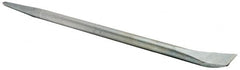 Made in USA - 18" OAL Chrome Pry Bar - 21/32" Wide - Benchmark Tooling