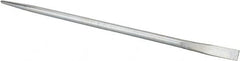 Made in USA - 30" OAL Chrome Pry Bar - 7/8" Wide - Benchmark Tooling