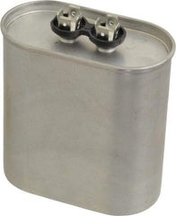 Value Collection - 60 Microfarad Motor Capacitor - 440 Volts, 3.66" Wide x 1.97" Deep x 3-3/4" High - Benchmark Tooling