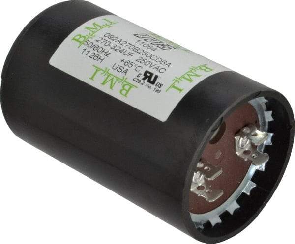 Value Collection - 270-324 Microfarad Motor Capacitor - 250 Volts - Benchmark Tooling