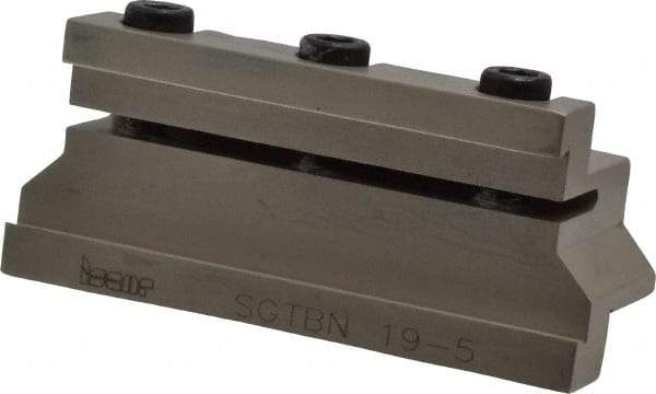 Iscar - Tool Block Style SGTBN, 1.02" Blade Height, 3.4" OAL, Indexable Cutoff Blade Tool Block - 3/4" Shank Height, 3/4" Shank Width, Series Self Grip - Benchmark Tooling