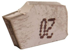 Iscar - GTR3 W IC354 Grade, 0.122" Cutting Width, Carbide Cutoff Insert - 8° Right Hand Lead Angle, 0.0079" Cnr Rad, TiCN Coated, Single End - Benchmark Tooling