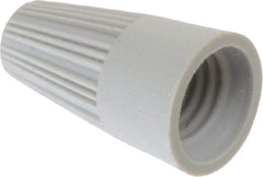 Thomas & Betts - 1, 22 + & 1, 20 to 2, 16 AWG, 300 Volt, Corrosion Resistant, Standard Twist on Wire Connector - Gray - Benchmark Tooling