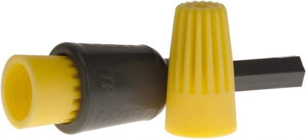 Thomas & Betts - 1, 14 + & 2, 18 to 1, 10 + 2, 14 AWG, 600 Volt, Corrosion Resistant, Standard Twist on Wire Connector - Yellow - Benchmark Tooling