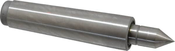 Royal Products - MT3 Taper Shank, 15/16" Head Diam 1,255 Lb Capacity Live Center - 5,000 Max RPM, 5/32" Head Length, 0.55" Point Diam, 1.1563" Point Len, 940 Lb Max Workpc, 4-27/32" OAL, Standard Point - Benchmark Tooling