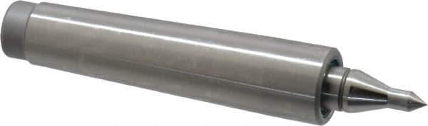 Royal Products - MT2 Taper Shank, 0.7" Head Diam 300 Lb Capacity Live Center - 5,000 Max RPM, 0.39" Point Diam, 7/8" Point Len, 150 Lb Max Workpc, 3-15/16" OAL, 3/16" Tip Diam, Long Point - Benchmark Tooling