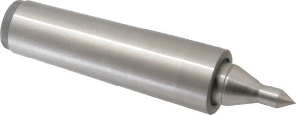 Royal Products - MT5 Taper Shank, 1-3/4" Head Diam 1,835 Lb Capacity Live Center - 4,500 Max RPM, 1.0938" Point Diam, 2" Point Len, 1,050 Lb Max Workpc, 8-1/16" OAL, 1/2" Tip Diam, Long Point - Benchmark Tooling