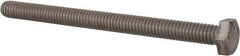 Value Collection - 5/16-18 UNC, 4" Length Under Head Hex Head Cap Screw - Fully Threaded, Grade 316 Stainless Steel, Uncoated, 1/2" Hex - Benchmark Tooling