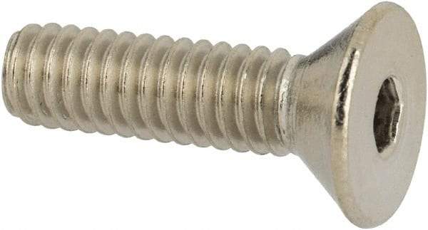 Value Collection - #8-32 UNC Hex Socket Drive, 82° Flat Screw - Grade 316 Stainless Steel, 5/8" OAL - Benchmark Tooling