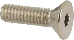 Value Collection - #8-32 UNC Hex Socket Drive, 82° Flat Screw - Grade 316 Stainless Steel, 5/8" OAL - Benchmark Tooling