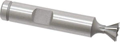 Keo - 3/8" Diam x 3/16" Width of Cut, 60° Included Angle, Cobalt Dovetail Cutter - 3/8" Shank Diam, 2-1/8" Overall Length, Weldon Flat, Uncoated - Benchmark Tooling