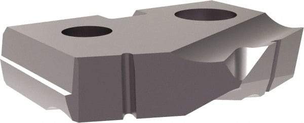 Allied Machine and Engineering - 15/16" Diam x 5/32" Thick, Seat Code 1, 132° Included Angle Spade Drill Insert - TiAlN Coated, Cobalt, Grade Super Cobalt, Series T-A - Benchmark Tooling