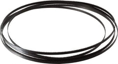 Starrett - 10 TPI, 11' 8" Long x 1/4" Wide x 0.025" Thick, Welded Band Saw Blade - Carbon Steel, Toothed Edge, Raker Tooth Set, Flexible Back, Contour Cutting - Benchmark Tooling