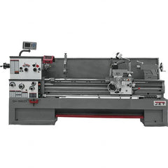 Jet - 18" Swing, 80" Between Centers, 230/460 Volt, Triple Phase Engine Lathe - 7MT Taper, 7-1/2 hp, 25 to 1,800 RPM, 3-1/8" Bore Diam, 40" Deep x 48-7/8" High x 136 -1/8" Long - Benchmark Tooling