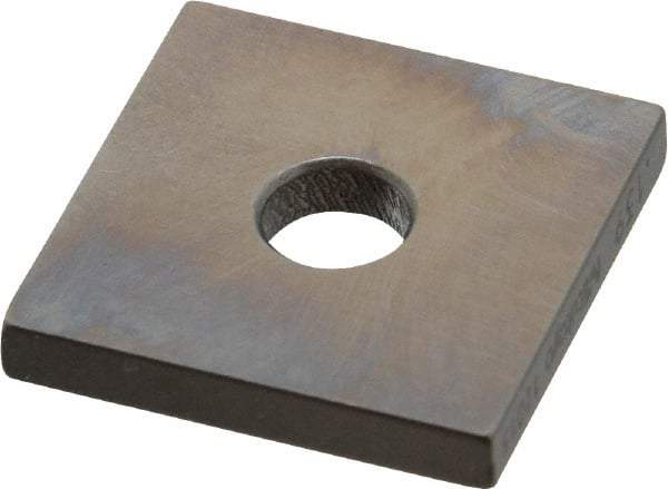 Mitutoyo - 0.139" Square Steel Gage Block - Accuracy Grade 0, Includes Certificate of Inspection - Benchmark Tooling