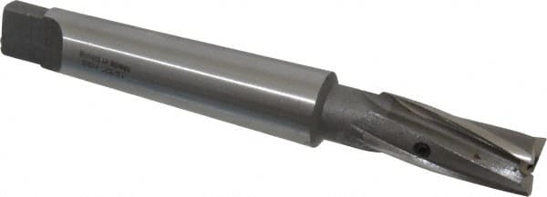 Value Collection - 19/32" Diam, 3 Flutes, Morse Taper Shank, Interchangeable Pilot Counterbore - Benchmark Tooling