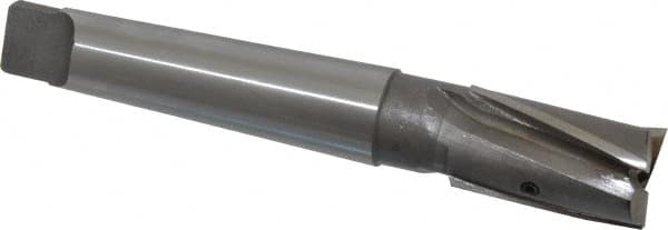 Value Collection - 1-1/16" Diam, 3 Flutes, Morse Taper Shank, Interchangeable Pilot Counterbore - Benchmark Tooling