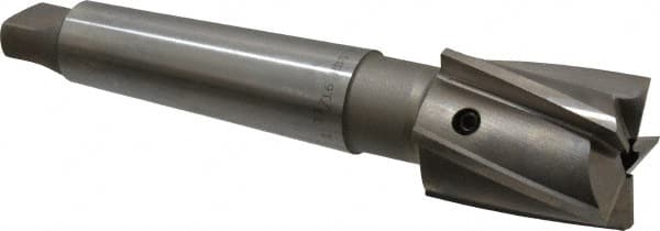 Value Collection - 1-13/16" Diam, 5 Flutes, Morse Taper Shank, Interchangeable Pilot Counterbore - Benchmark Tooling