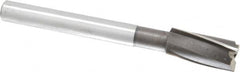 Value Collection - 23/32" Diam, 1/2" Shank, Diam, 3 Flutes, Straight Shank, Interchangeable Pilot Counterbore - Benchmark Tooling