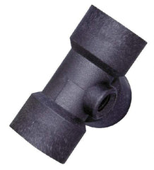 Green Leaf - 3/4 x 1/8" Polypropylene Plastic Pipe Tee - FIPT x FIPT x FIPT x FIPT End Connections - Benchmark Tooling