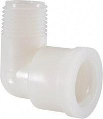 Green Leaf - 1/2" Nylon Plastic Pipe 90° Street Elbow - MIPT x FIPT End Connections - Benchmark Tooling