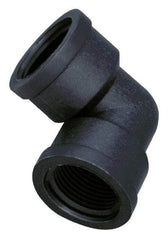 Green Leaf - 1-1/4" Polypropylene Plastic Pipe 90° Elbow - FIPT x FIPT End Connections - Benchmark Tooling