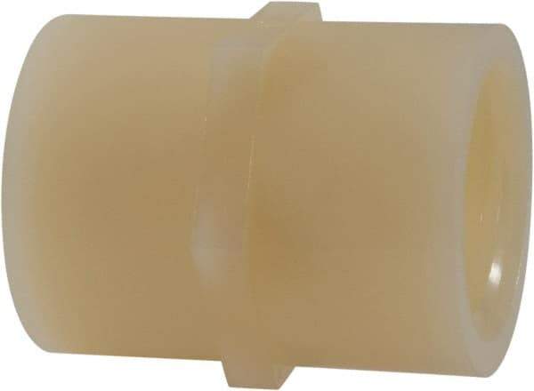 Green Leaf - 1" Nylon Plastic Pipe Coupling - FIPT x FIPT End Connections - Benchmark Tooling