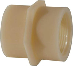 Green Leaf - 1-1/4" Nylon Plastic Pipe Coupling - FIPT x FIPT End Connections - Benchmark Tooling
