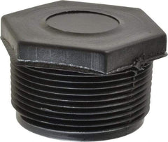 Green Leaf - 1-1/2" Polypropylene Plastic Pipe Plug - MIPT End Connections - Benchmark Tooling