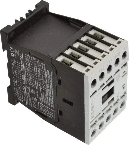 Eaton Cutler-Hammer - 3 Pole, 24 Coil VAC, 20 Amp, Nonreversible Open Enclosure IEC Contactor - 1 Phase hp: 0.25 at 115 V, 0.75 at 200 V, 1 at 230 V, 3 Phase hp: 1.5 at 200 V, 2 at 230 V, 3 at 460 V, 5 at 575 V, 7 Amp Inductive Load Rating Listed - Benchmark Tooling